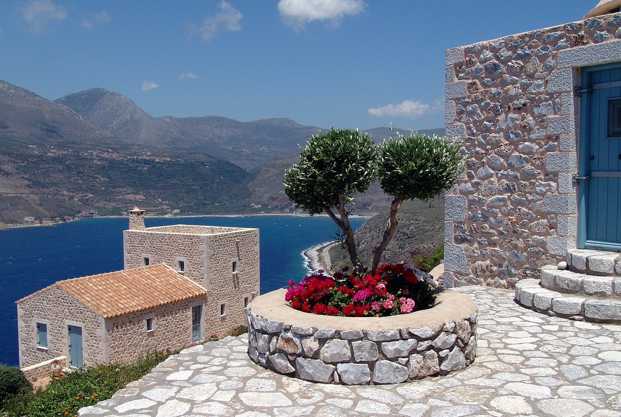 Prachtige uitzichten vanaf de Mani tijdens je Peloponnesos rondreis
