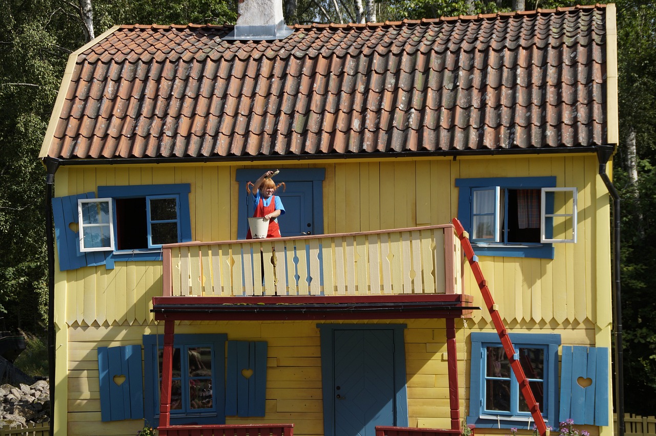 Villa Kakelbont met Pippi Langkous