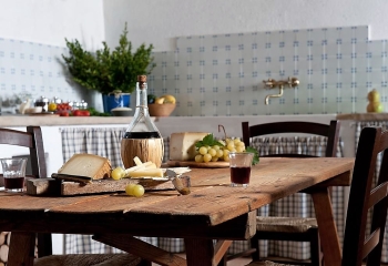 Lekkere kaasjes in nostalgische keuken