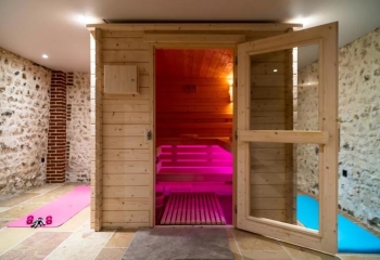 Voor wat extra warmte en relax is er tevens een sauna beschikbaar voor de gasten