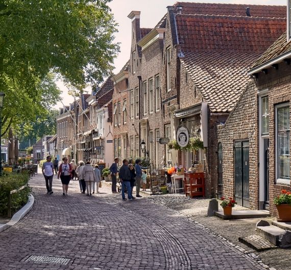 Veere is een beroemd en gezellig dorpje in Zeeland