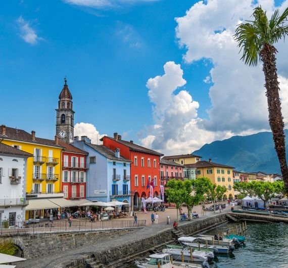De romantische start van je Giro d'Italia rondreis is in Ascona aan het Lago Maggiore