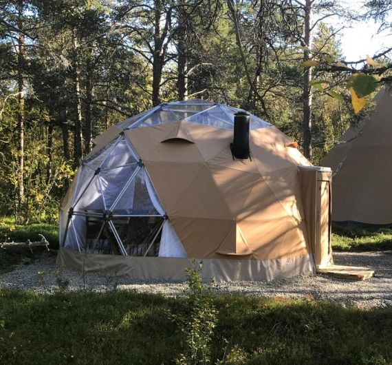 Geweldige luxe tenten bij Aurora Canvas Dome