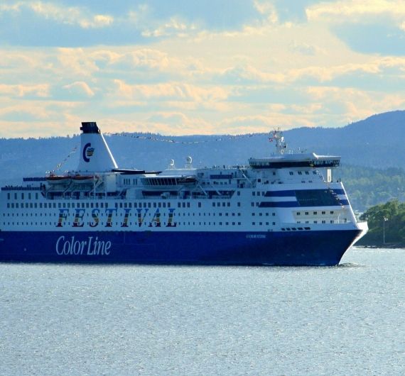 Je Noorwegen rondreis start met een mooie ferrytocht van Kiel naar Oslo