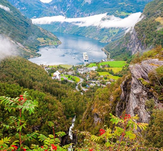 De Geirangerfjord is volgens velen de mooiste fjord van Noorwegen