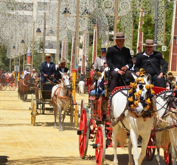 De Feria de los caballos is een sterk voorbeeld van de Spaanse cultuur 