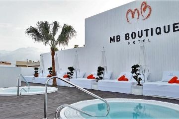 MB Boutique Hotel zwembadje op dakterras