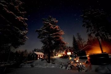 Ook in de winter biedt Enskvarn wilderness outside Rättvik veel vrijheid