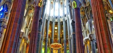 De Sagrada Familia in Barcelona, het eindpunt van deze Spanje rondreis